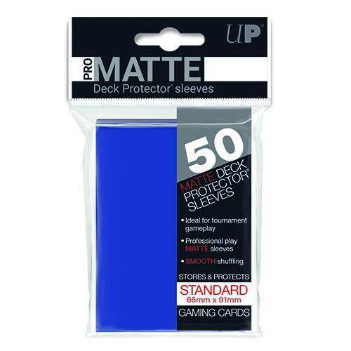 Ultra Pro Standard Size Pro Matte Sleeves - Dark Blue - 50ct
